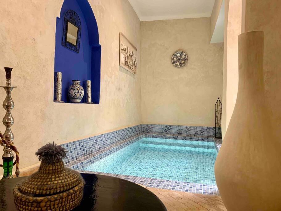 Riad Darna 4 Chambres Avec Piscine Et Petit Dejeuner Marrakesh Exterior photo
