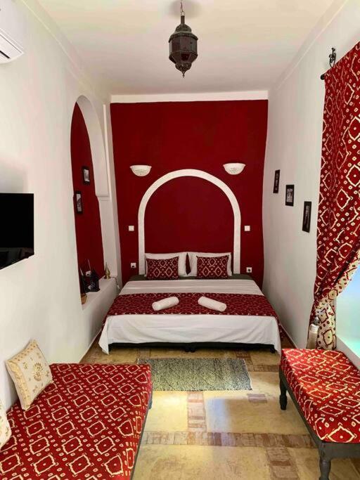 Riad Darna 4 Chambres Avec Piscine Et Petit Dejeuner Marrakesh Exterior photo