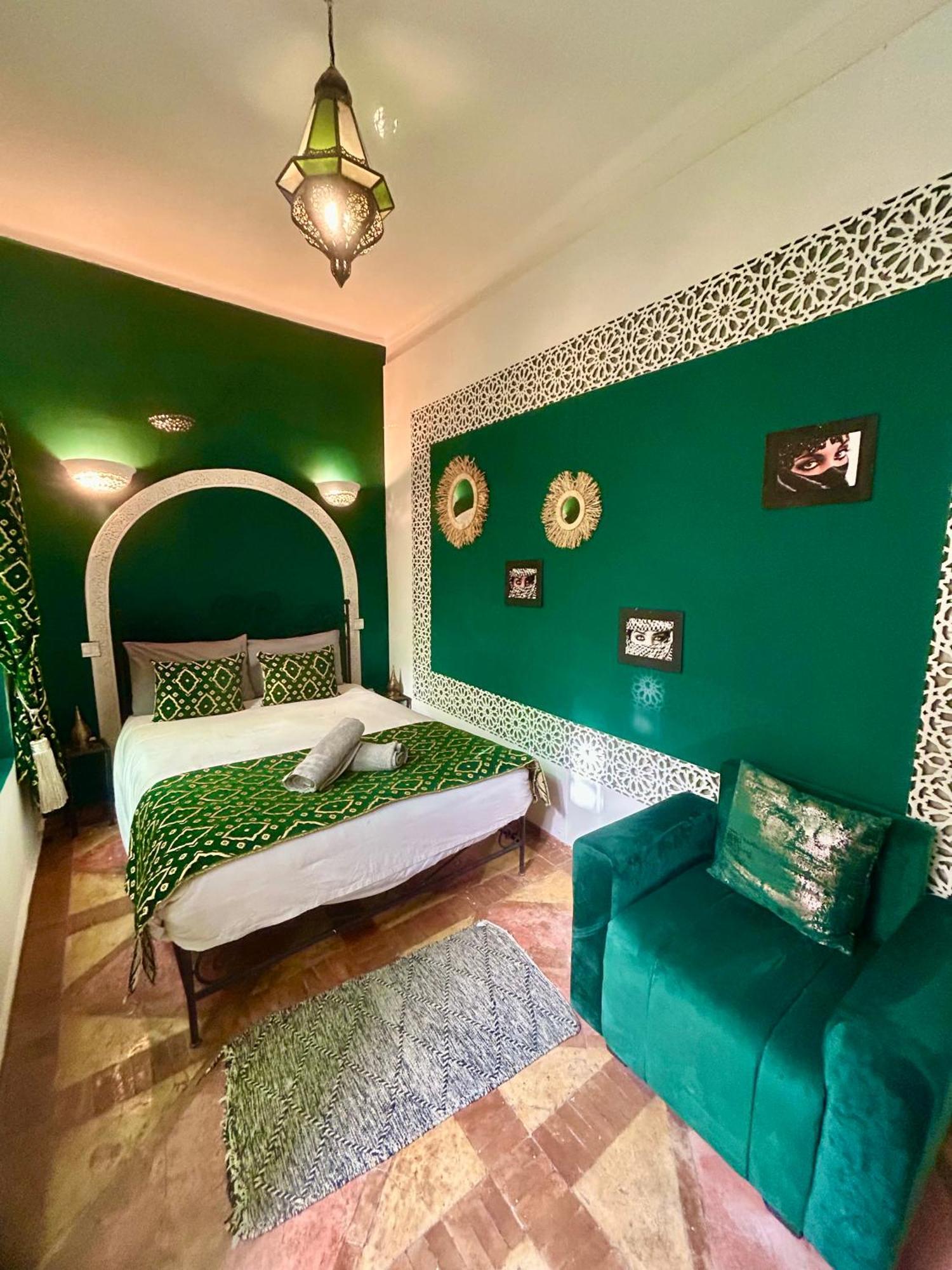 Riad Darna 4 Chambres Avec Piscine Et Petit Dejeuner Marrakesh Exterior photo