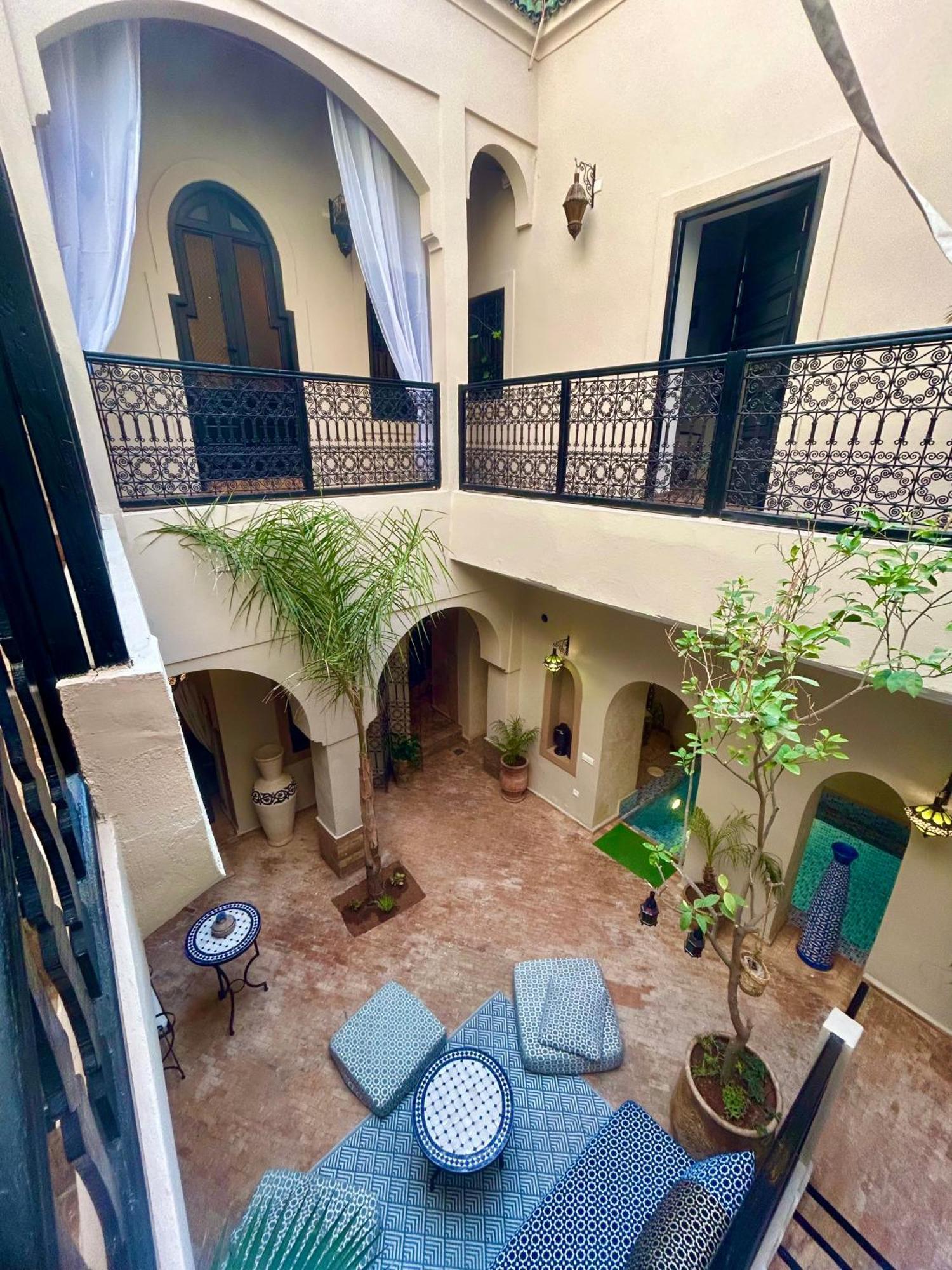 Riad Darna 4 Chambres Avec Piscine Et Petit Dejeuner Marrakesh Exterior photo